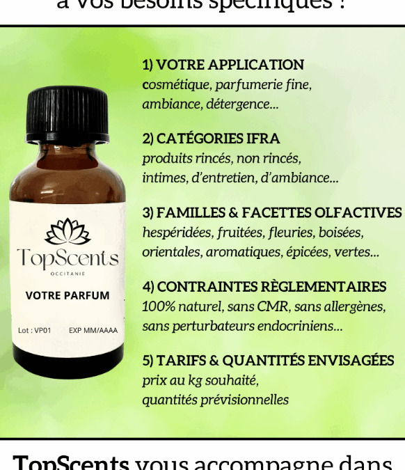 Créer votre parfum en 5 étapes clés !